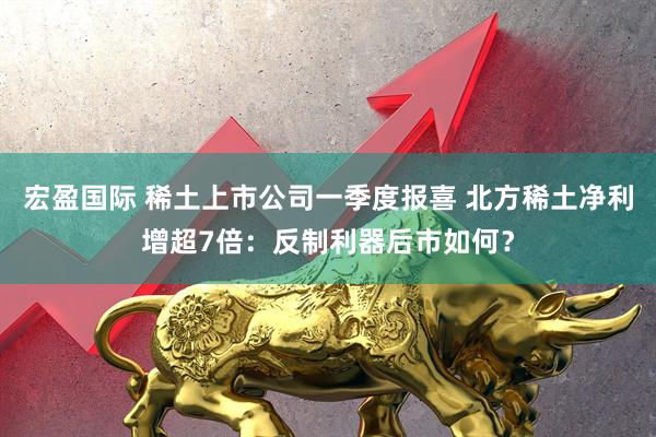 宏盈国际 稀土上市公司一季度报喜 北方稀土净利增超7倍：反制利器后市如何？